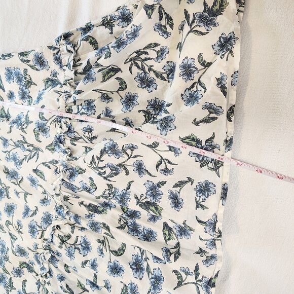 J.Crew Women's Floral Tiered Midi Dress Preppy Coastal Flowy Beachy Ruffles 10 - Picture 10 of 11